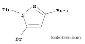 Molecular Structure of 1188116-52-0 (5-broMo-3-isobutyl-1-phenyl-1H-pyrazole)